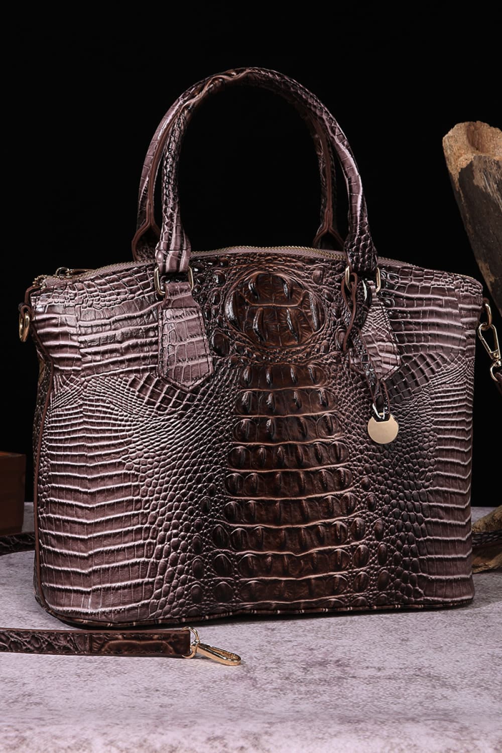 Gradient PU Multicolor Handbag