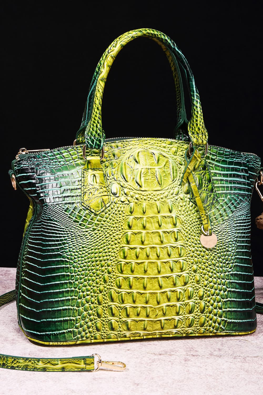 Gradient PU Multicolor Handbag