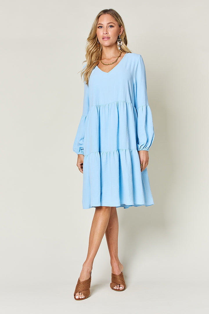 AMPQUEEN Tiered Dress