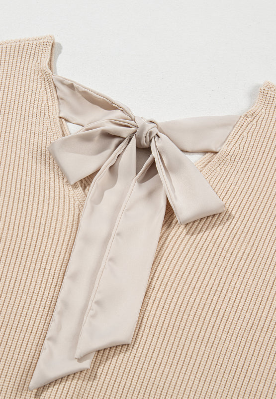 Bow Tied Back Sweater