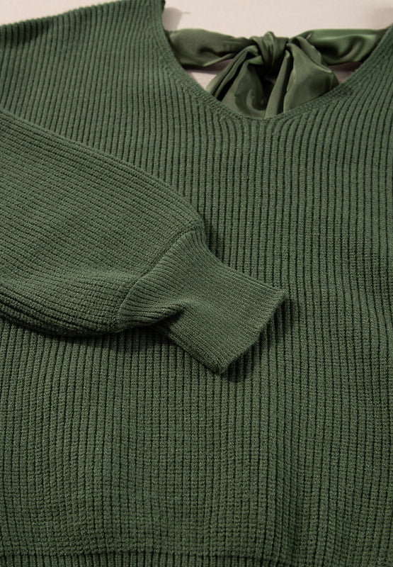 Bow Tied Back Sweater