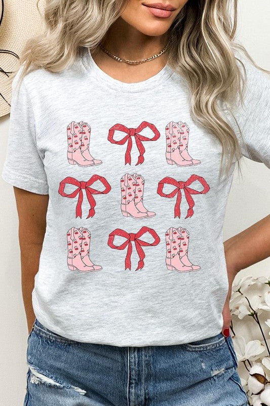 Croquette Cowgirl Valentine Graphic Plus Tee