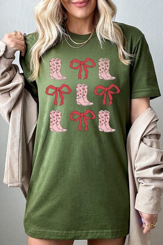 Croquette Cowgirl Valentine Graphic Plus Tee