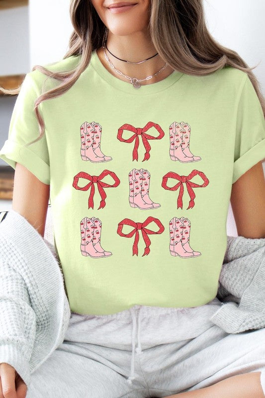 Croquette Cowgirl Valentine Graphic Plus Tee