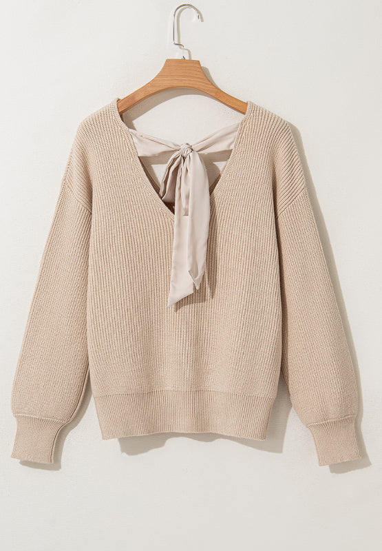 Bow Tied Back Sweater
