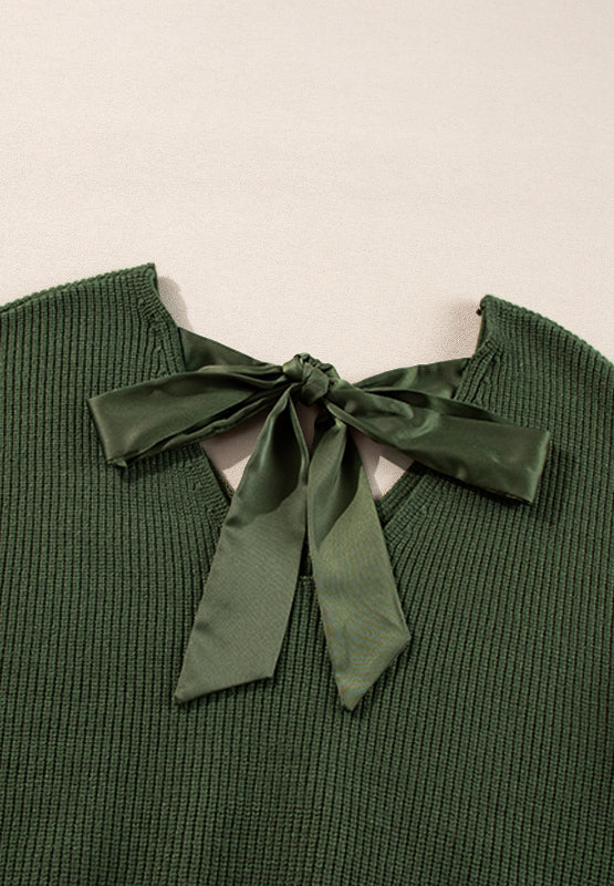 Bow Tied Back Sweater