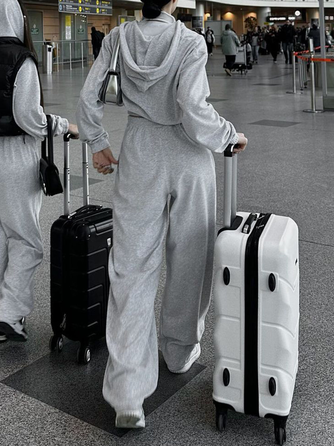 Belle's Zip Up Hoodie and Pocketed Pants Set