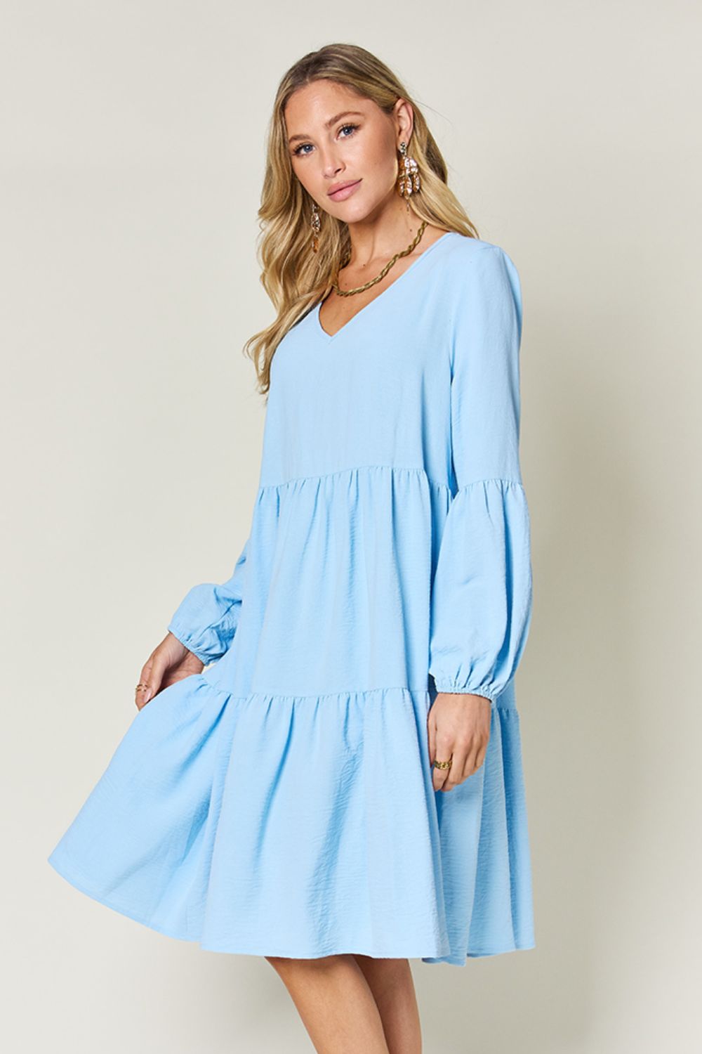 AMPQUEEN Tiered Dress