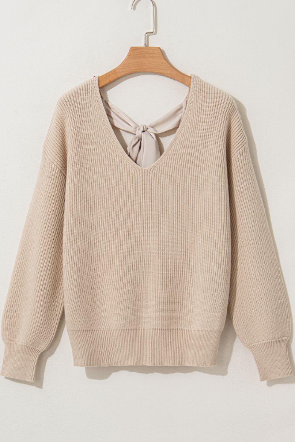Bow Tied Back Sweater