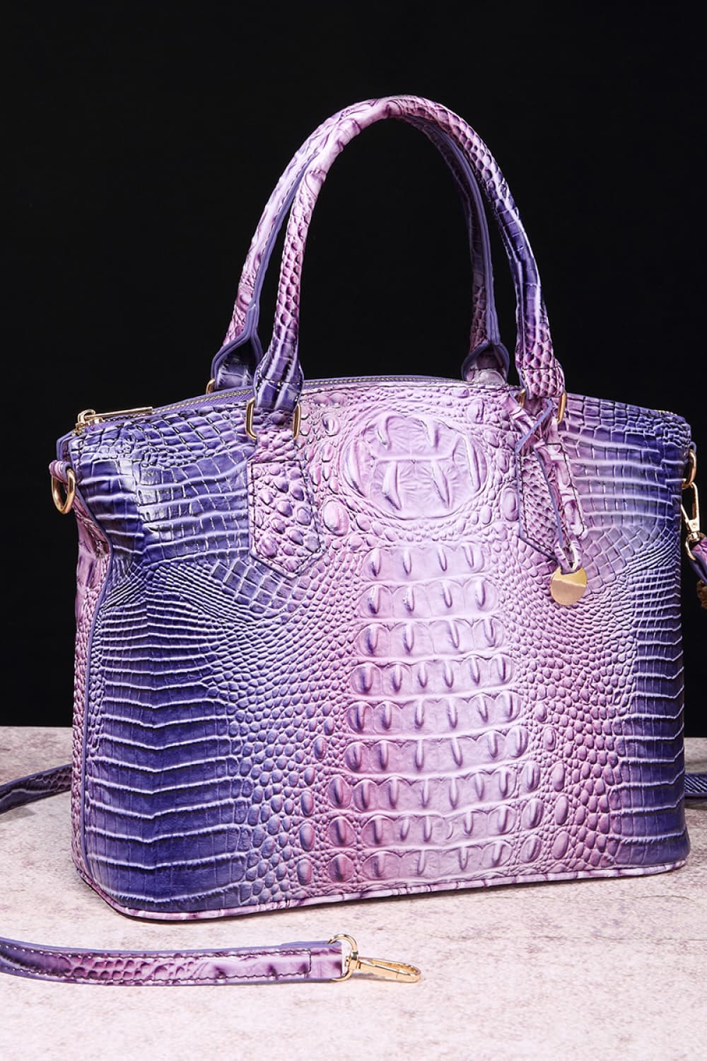 Gradient PU Multicolor Handbag