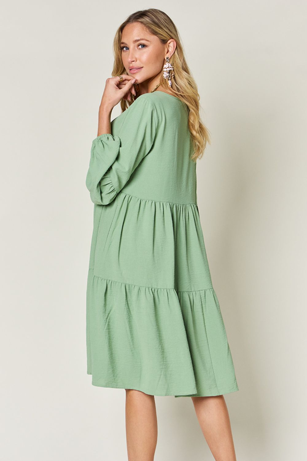 AMPQUEEN Tiered Dress