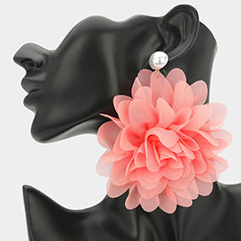 Grand Gardenia Earrings