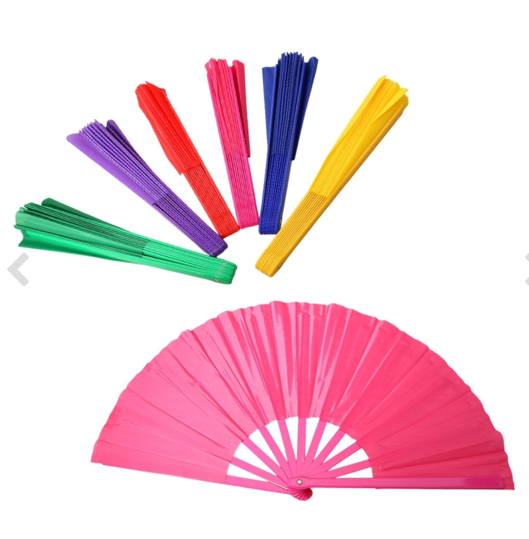 Solid Line Dance Fan