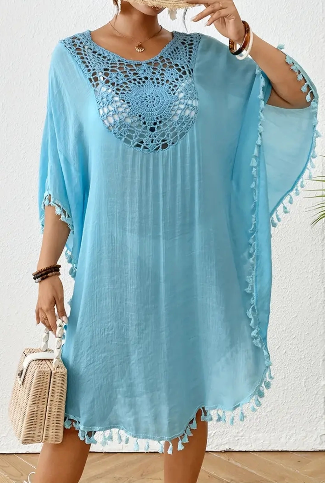 Tassel Cover-Up Dress
