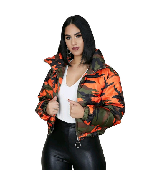 Puffer Camo Coat