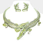 Alligator Rhinestone Statement Set