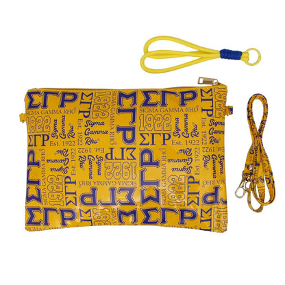 SGRHO Sorority Pride Graphic Print Wristlet Pouch