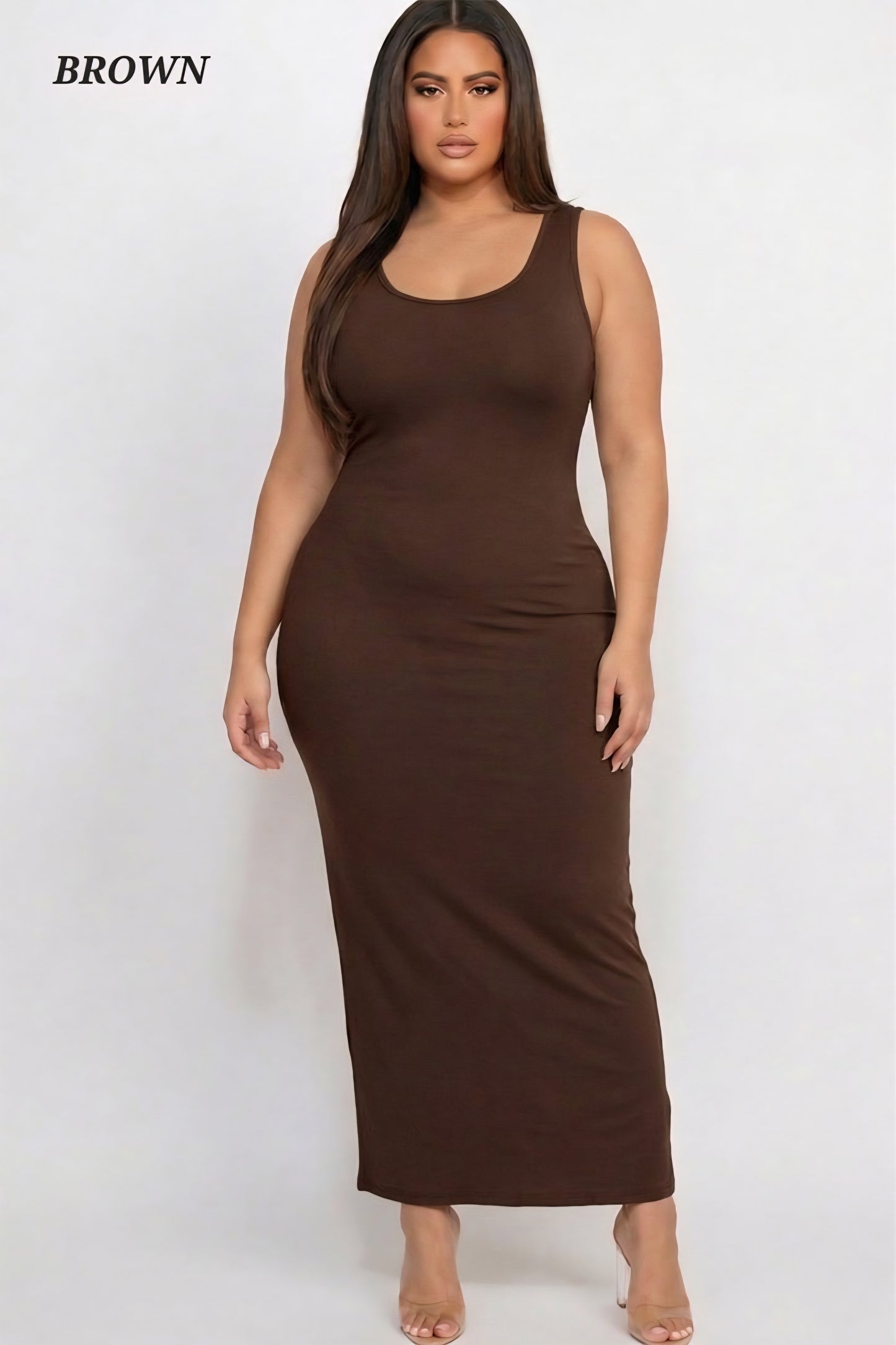 Curvy Queens: Tank Maxi Dress