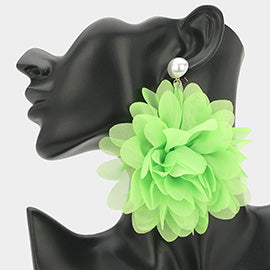 Grand Gardenia Earrings