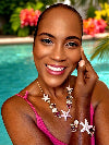 Jeweled Star & Shell Necklace Set