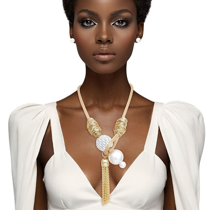 Talia Toggle Necklace Set