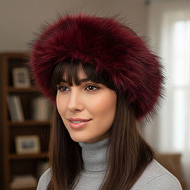 AMPQUEEN Faux Ear Muff & Scarf