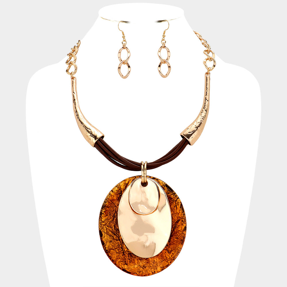 Brown Sugar Statement Necklace