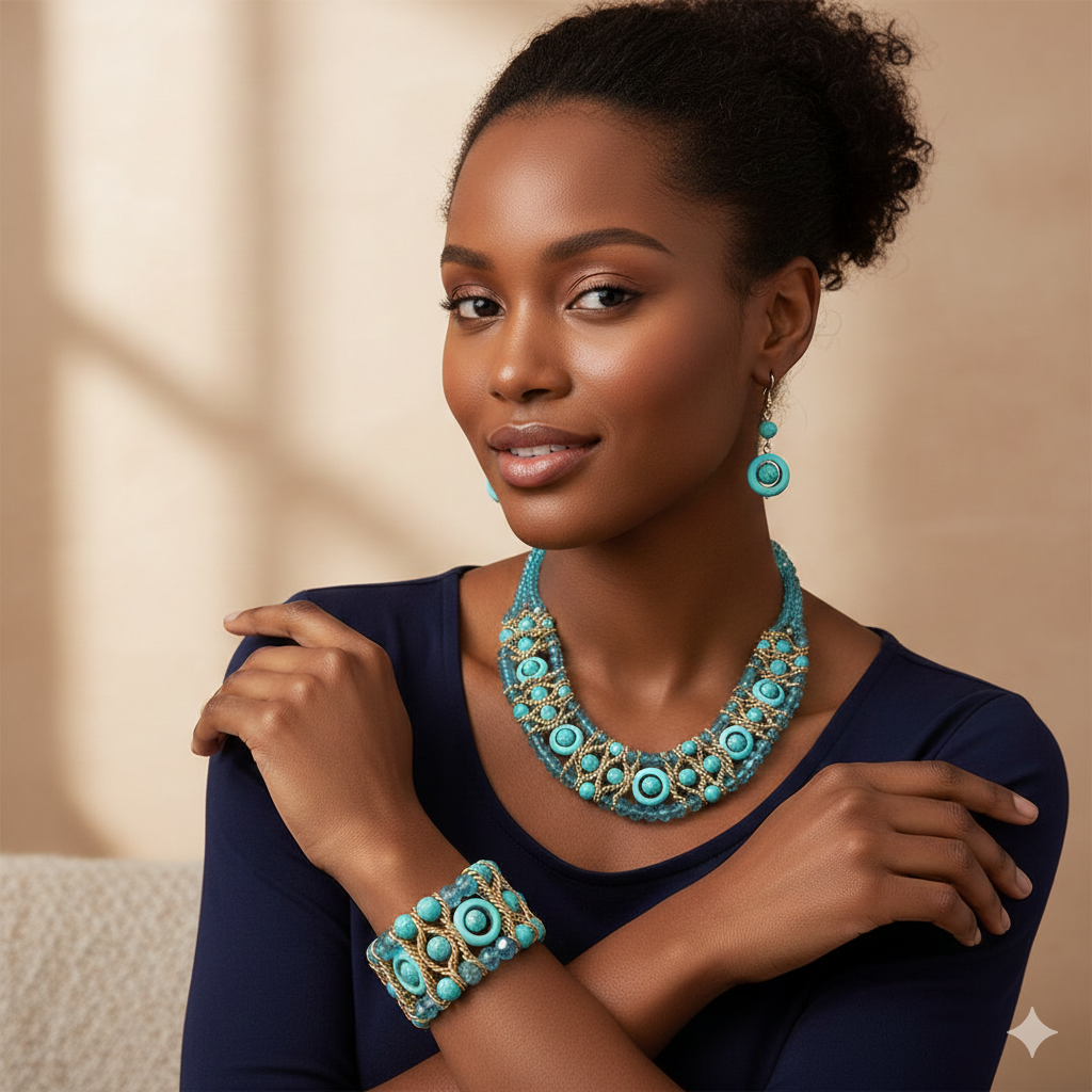 Zola's Crown Necklace Set