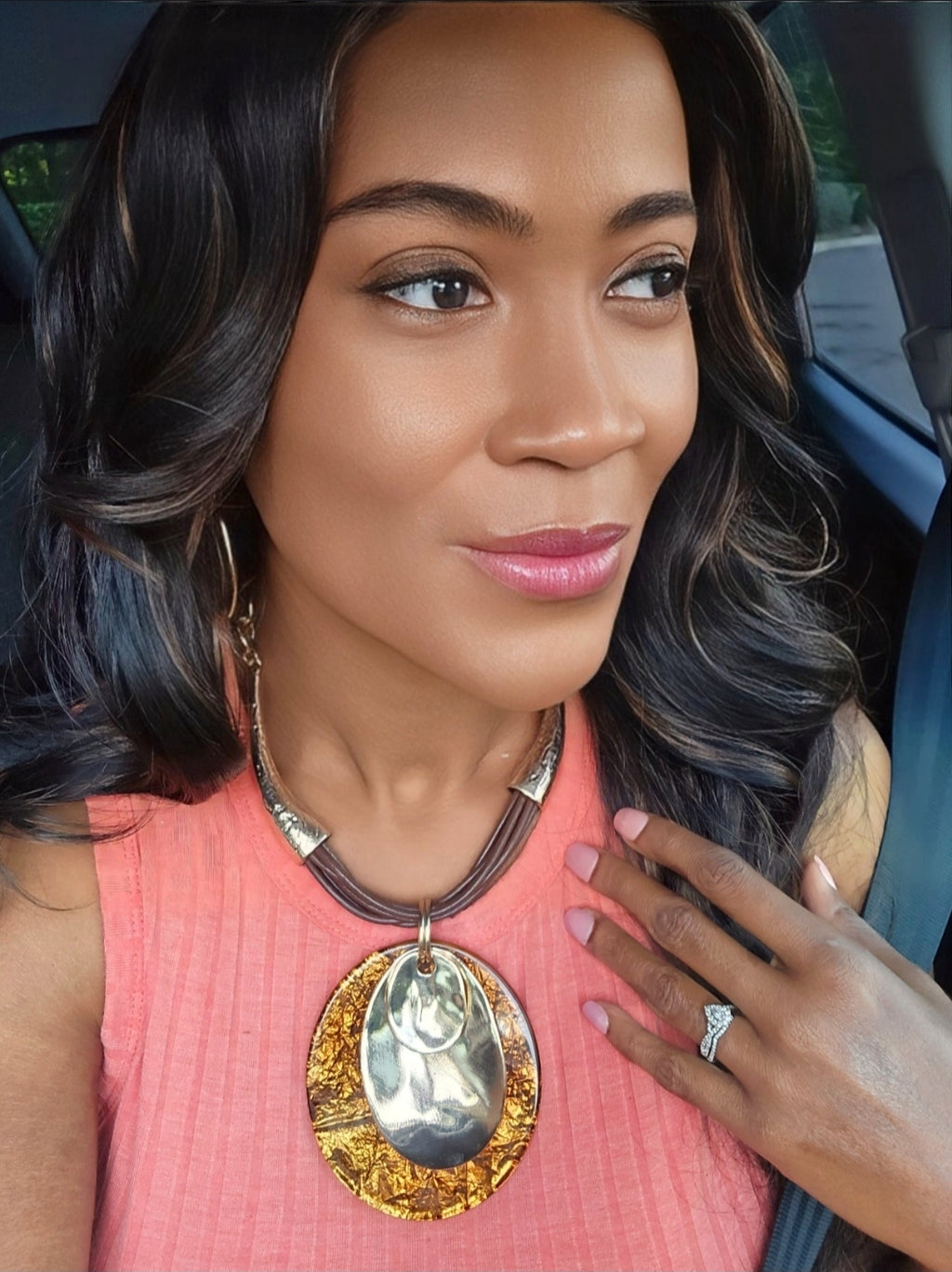 Brown Sugar Statement Necklace