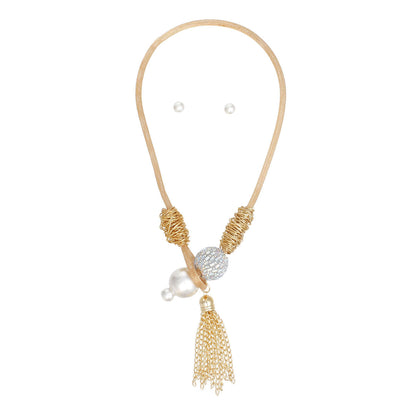 Talia Toggle Necklace Set