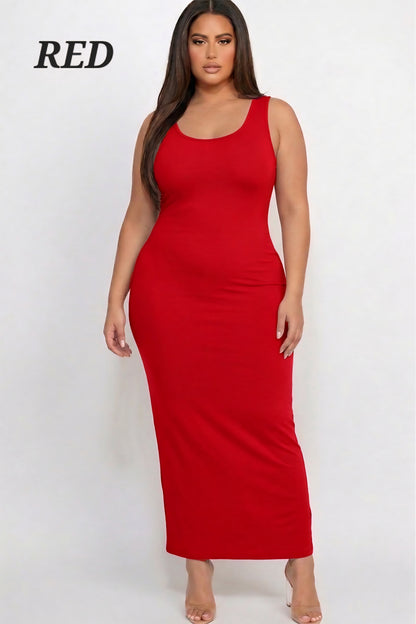 Curvy Queens: Tank Maxi Dress