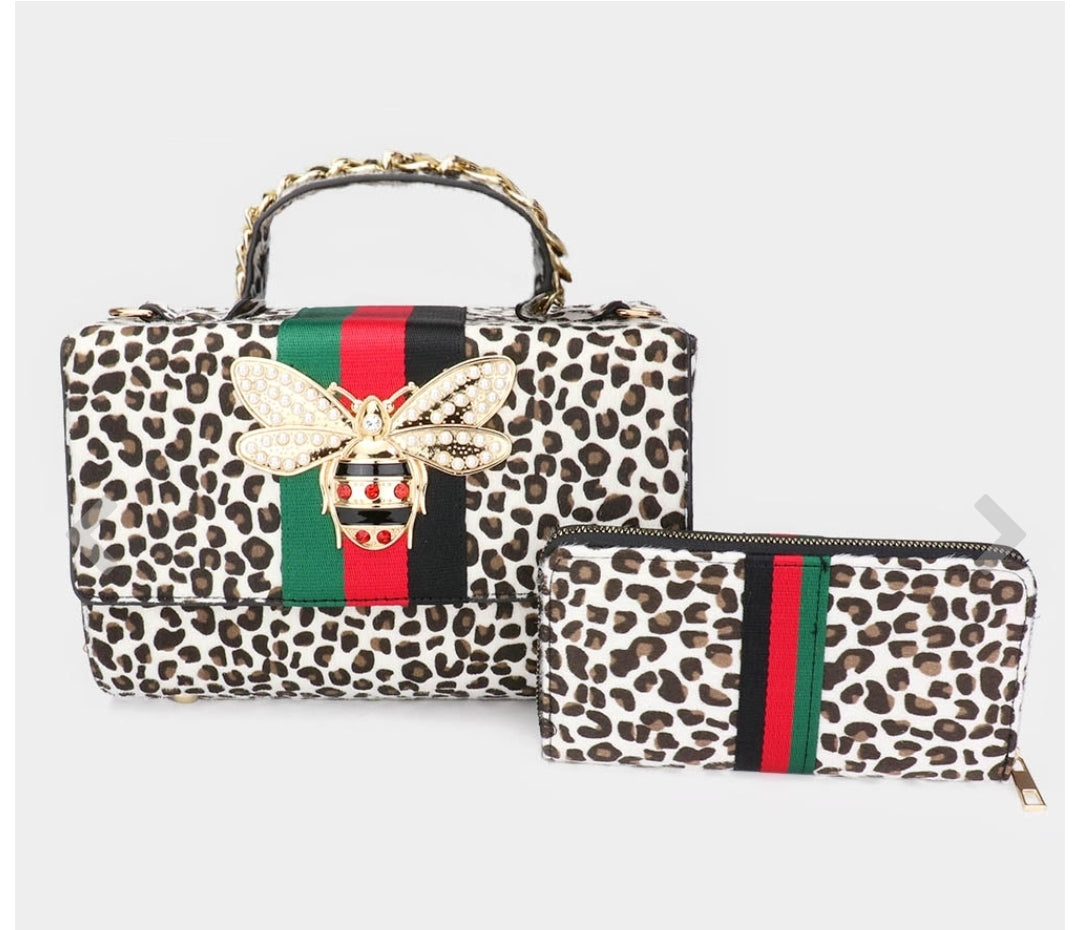 Honey Bee Tote & Wallet Set