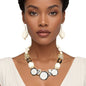 Leslie Ivory Leopard Necklace