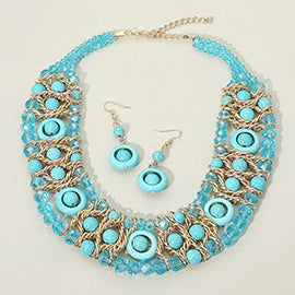 Zola's Crown Necklace Set