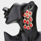 Clip On: Dangle Teardrop Earrings